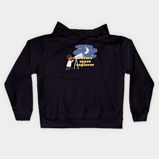 Astronomy: Future Space Explorer Kids Hoodie